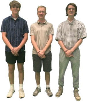 Brennon, Conner, and Grayson